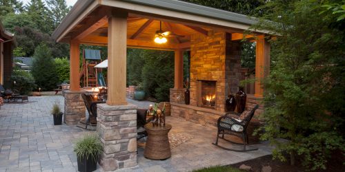 Outdoor Living, Outdoor Fireplace, Hardscape, Masonry, Free Estimate